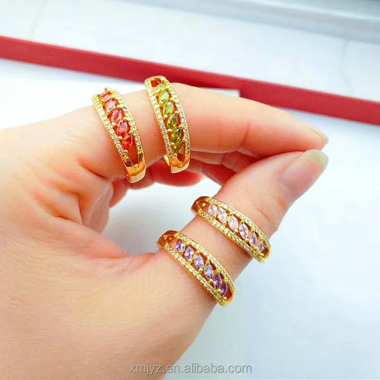 Boutique Brass Gold Plated Prosperity Brought By The Dragon And The Phoenix Ring Electroplated Imitation Gold Jerings Live Ring
Boutique Brass Gold Plated Prosperity Brought By The Dragon And The Phoenix Ring Electroplated Imitation Gold Jerings Live Ring