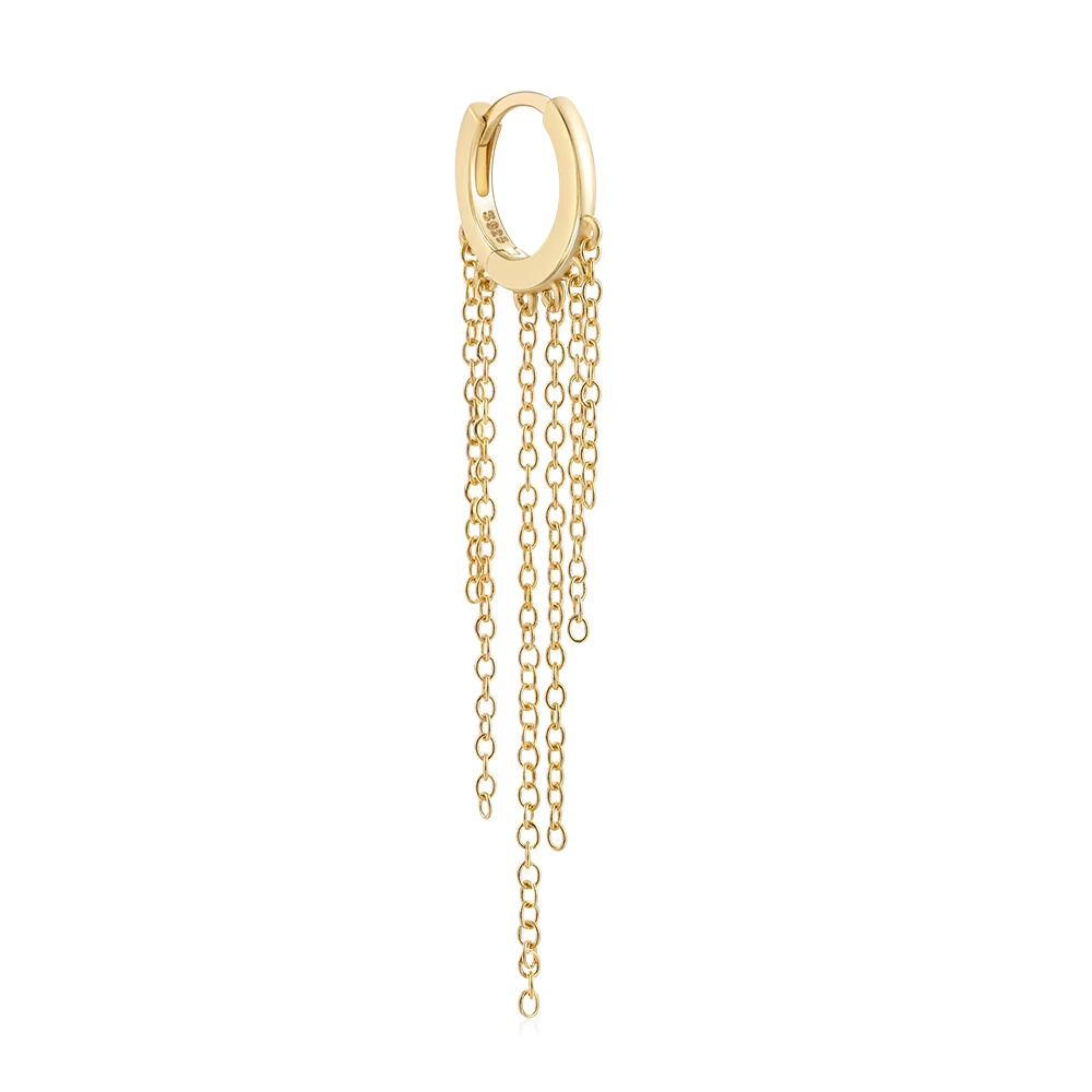 CANNER 2023 New Trend S925 Sterling Silver Classic Earrings Long Tassel Chain Hoop Earrings Party Gift For Women Girls
CANNER 2023 New Trend S925 Sterling Silver Classic Earrings Long Tassel Chain Hoop Earrings Party Gift For Women Girls