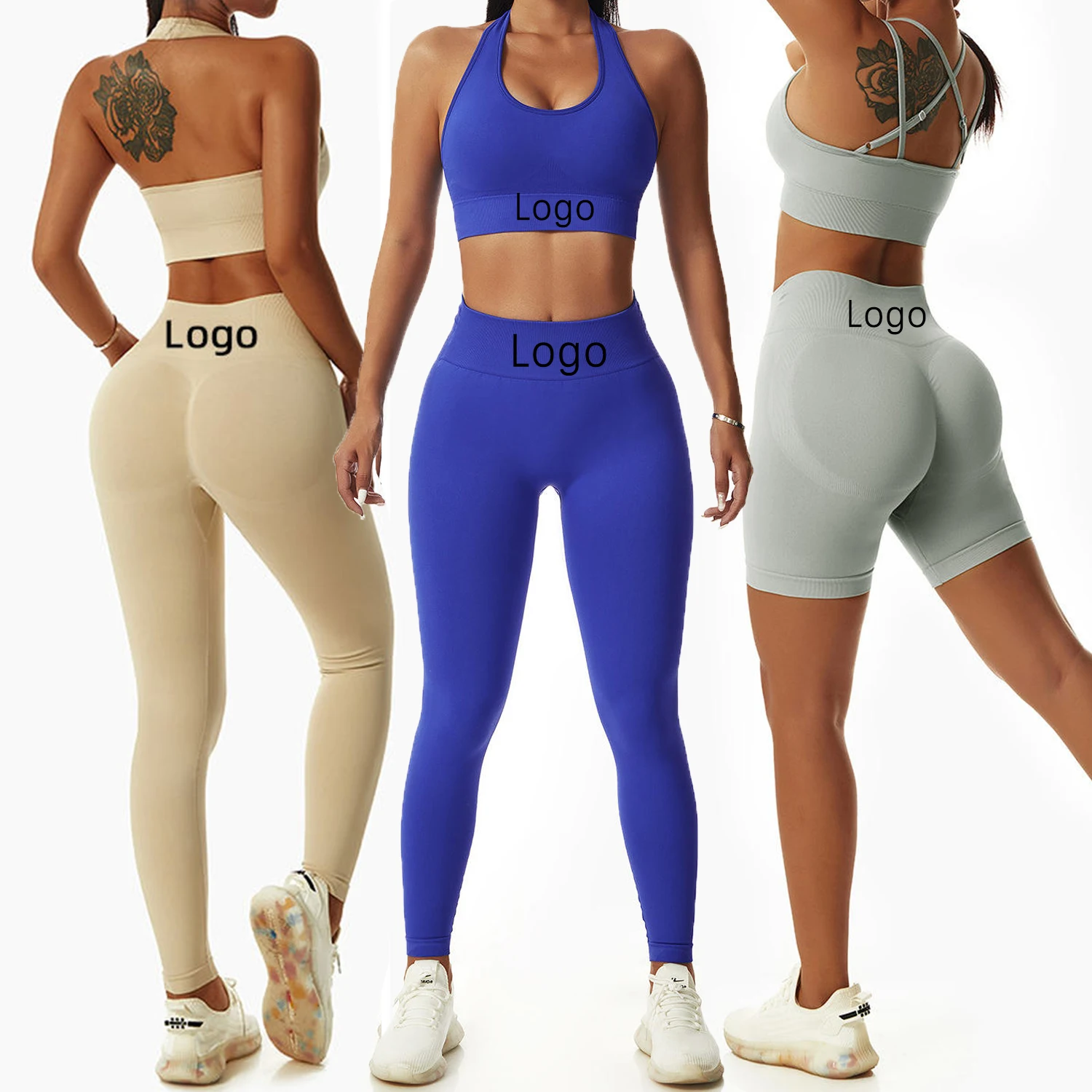 Custom Print Training High Waist Butt Nylon Fitness Women Set Quick Dry Gym Wear Workout Seamless Yoga Set
Custom Print Training High Waist Butt Nylon Fitness Women Set Quick Dry Gym Wear Workout Seamless Yoga Set