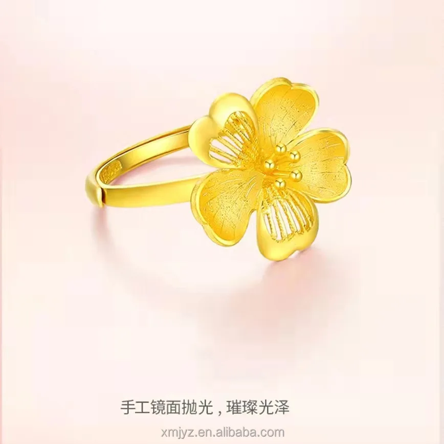 Brass Gold-Plated Women's Alluvial Gold Ring Long-Lasting Color Retention Open Carven Design Ring E-Commerce Live Delivery
Brass Gold-Plated Women's Alluvial Gold Ring Long-Lasting Color Retention Open Carven Design Ring E-Commerce Live Delivery