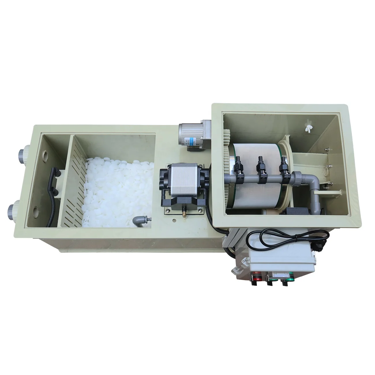 QihangRAS Household Garden Koi Pond 5 m3 Water per Hour 110V Combi Drum Filter Bio Filtration
QihangRAS Household Garden Koi Pond 5 m3 Water per Hour 110V Combi Drum Filter Bio Filtration
