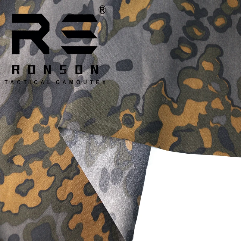

500D nylon cordura fabric in Oak leaf Pattern Autumn Camouflage printed oxford material tactical gear equipment fabric