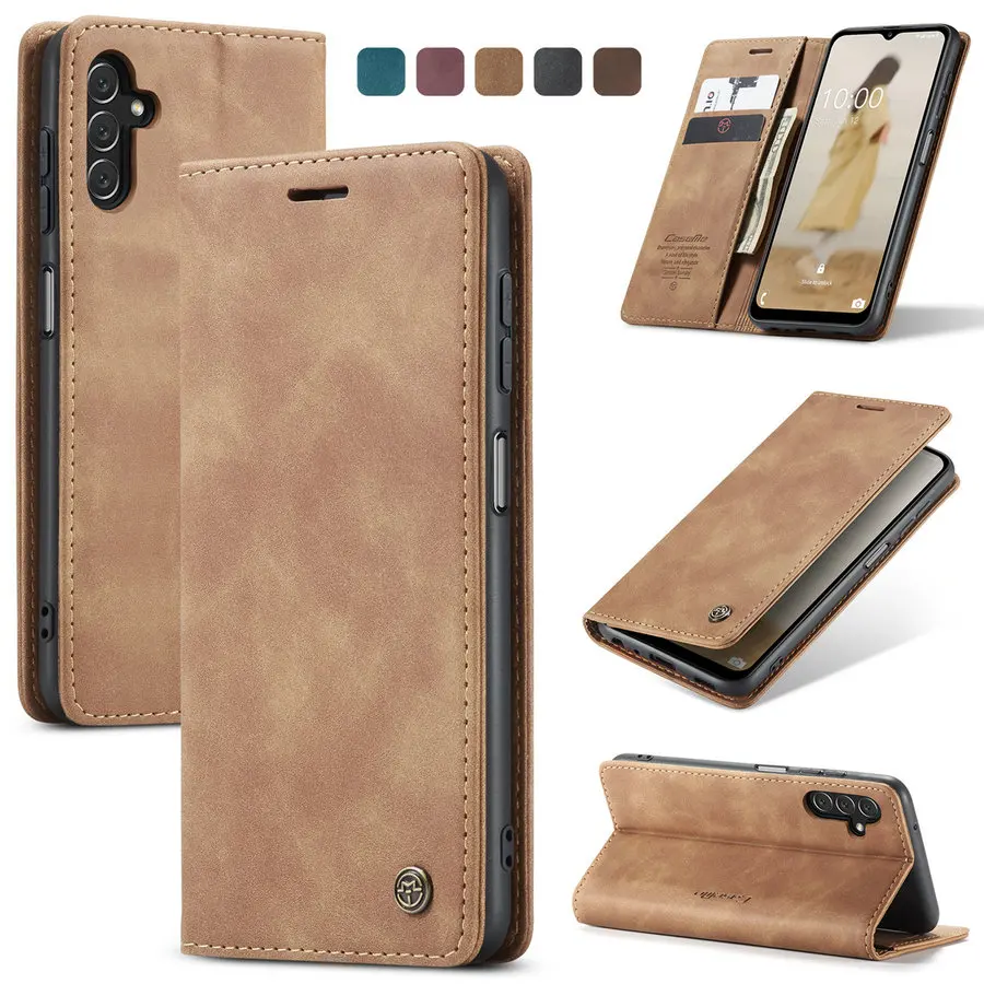CaseMe Cover for Samsung A14 5G Phone Case With Magnetic PU Leather Handy Wallet Leather Cover for Samsung Galaxy A14 Flip Case
CaseMe Cover for Samsung A14 5G Phone Case With Magnetic PU Leather Handy Wallet Leather Cover for Samsung Galaxy A14 Flip Case