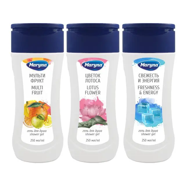 Shower gel premium quality with Maryna brand