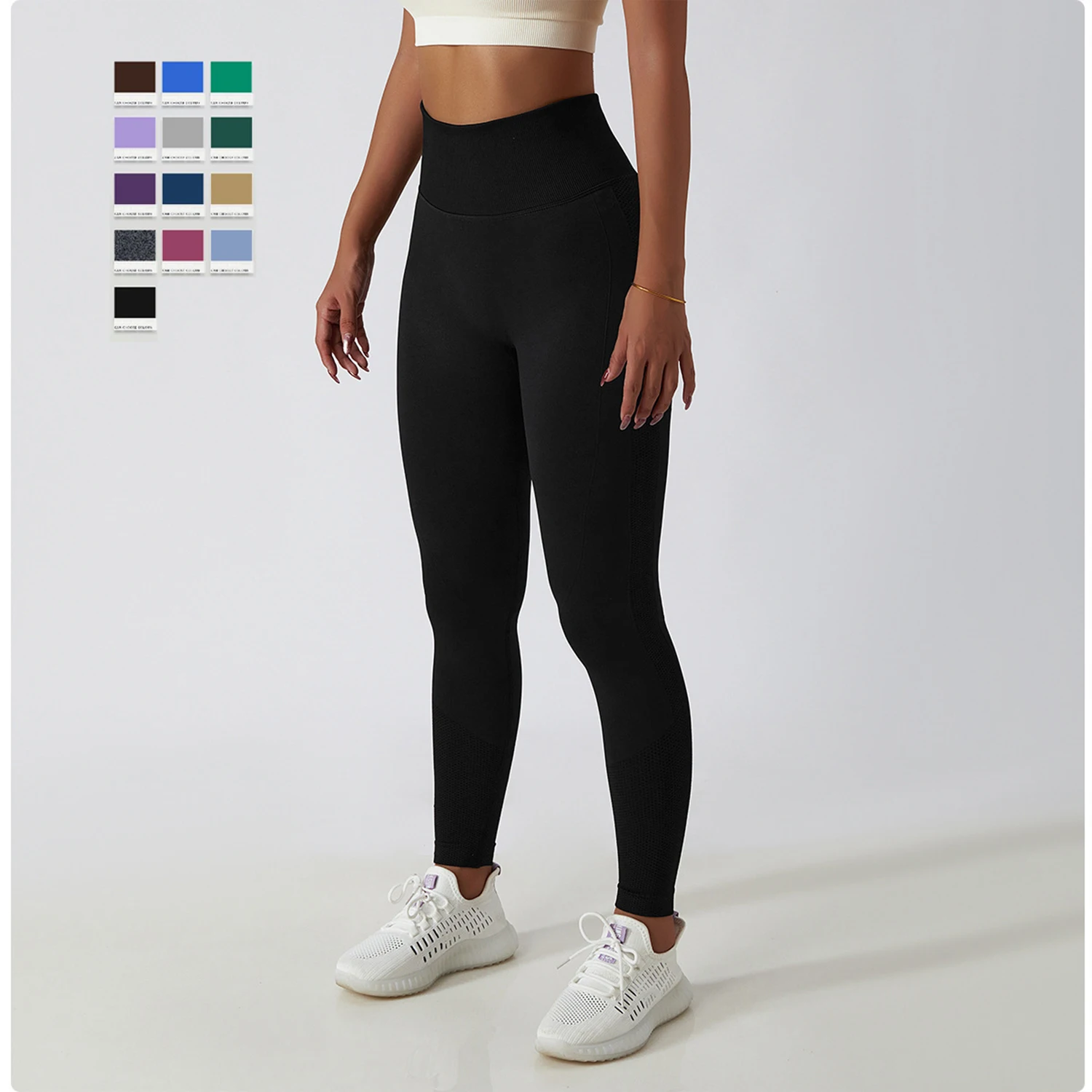 Custom Yoga Leggings for Women Pants Workout Clothing Fitness High Waist Scrunch Seamless Leggings
Custom Yoga Leggings for Women Pants Workout Clothing Fitness High Waist Scrunch Seamless Leggings