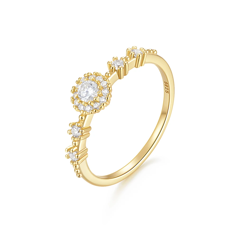 CANNER Luxury 925 Sterling Silver 14K 18K Gold Plated Micromounting White Cubic Zirconia Vintage Wedding Ring Jewelry for Women
CANNER Luxury 925 Sterling Silver 14K 18K Gold Plated Micromounting White Cubic Zirconia Vintage Wedding Ring Jewelry for Women