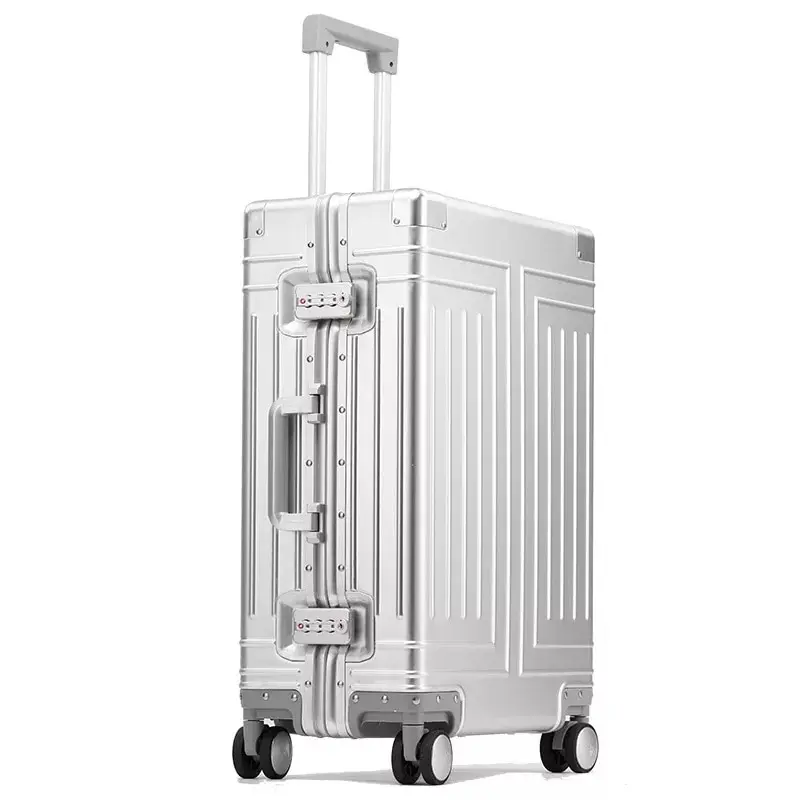 Aluminum Travel Luggage Hard Trolly Case New Aluminium Suitcase 4 Spinner Wheels Lightweight Suitcase Suit Case Luggage Sets
Aluminum Travel Luggage Hard Trolly Case New Aluminium Suitcase 4 Spinner Wheels Lightweight Suitcase Suit Case Luggage Sets
