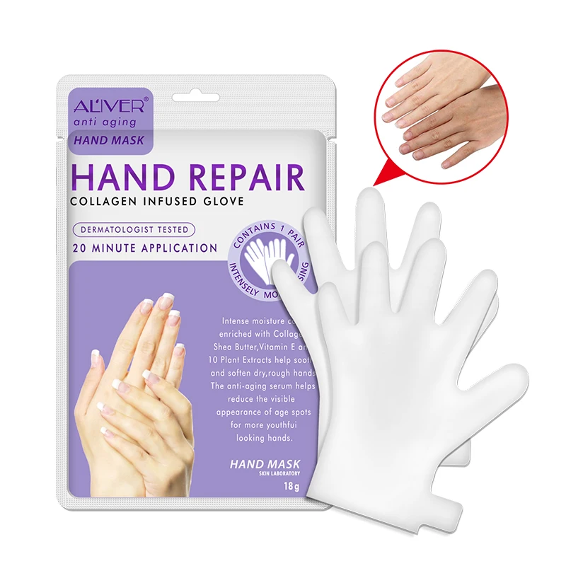 ALIVER Light Convenient Vitamins + Natural Plant Extracts Nourishing Hand Glove Mask Collogen Hand Mask
ALIVER Light Convenient Vitamins + Natural Plant Extracts Nourishing Hand Glove Mask Collogen Hand Mask