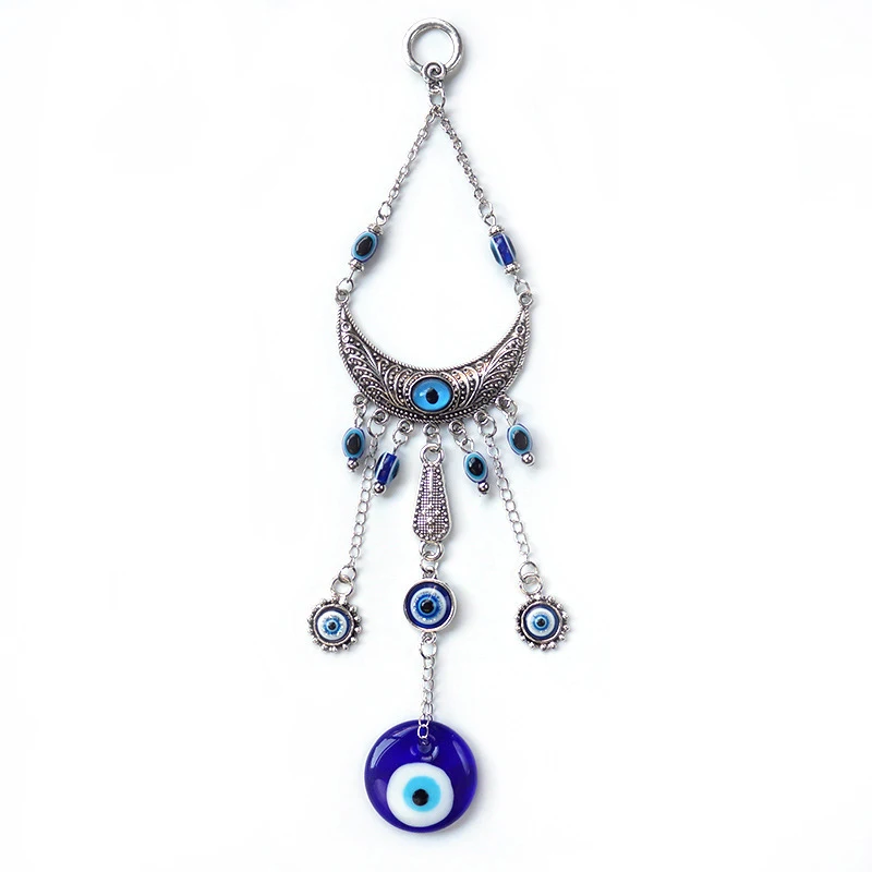 Kingcome Devil's Eye Metal Moon Shape Car Hanging Decoration Blue Evil Angel Eye Accessories Wall Hanging Decoration
Kingcome Devil's Eye Metal Moon Shape Car Hanging Decoration Blue Evil Angel Eye Accessories Wall Hanging Decoration