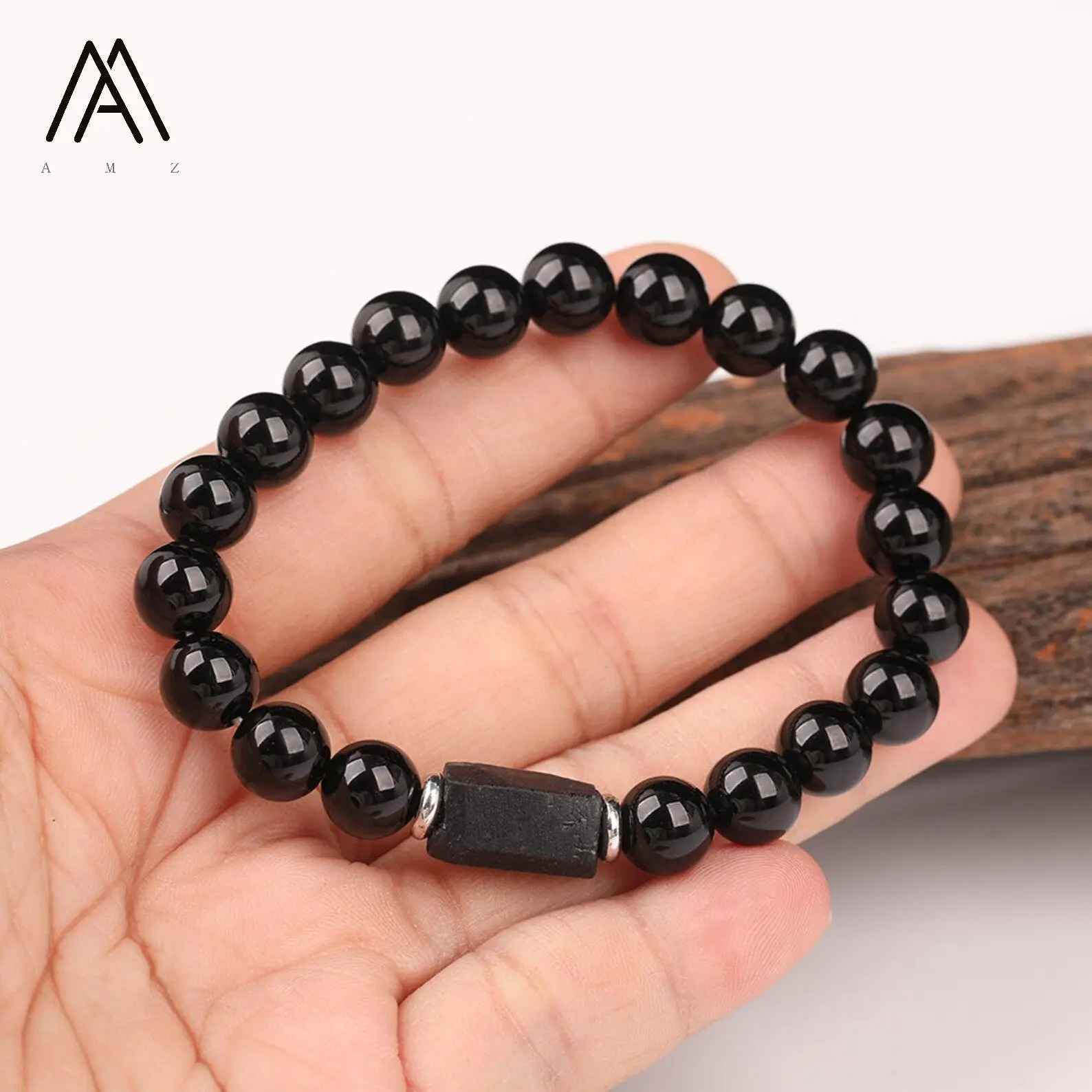 Classic Black Tourmaline Cylinder Bracelets Healing Agate 8mm Round Bead for Man Gifts Fashion Bracelet
Classic Black Tourmaline Cylinder Bracelets Healing Agate 8mm Round Bead for Man Gifts Fashion Bracelet