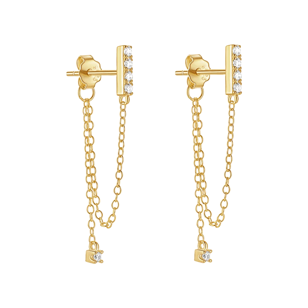 New Trend Classical New Design Fashion Jewelry Chain Earring Tassel Chain Style Gold Plated Pendant Earings Stud
New Trend Classical New Design Fashion Jewelry Chain Earring Tassel Chain Style Gold Plated Pendant Earings Stud