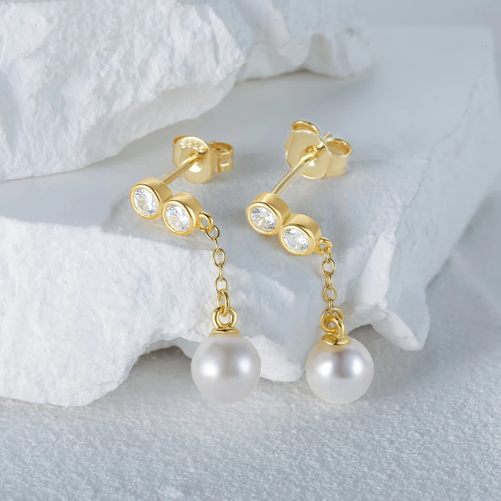 CANNER Wholesale 925 Sterling Silver Pearl Jewelry 18k Gold Vermeil Freshwater Pearl Stud Earrings For Women
CANNER Wholesale 925 Sterling Silver Pearl Jewelry 18k Gold Vermeil Freshwater Pearl Stud Earrings For Women