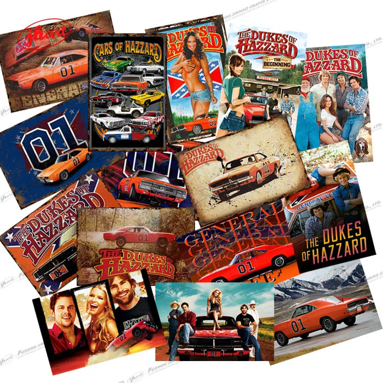 The Dukes of Hazzard Art Sticker Metal Tin Sign Vintage General Lee 01 Painting Poster Personalized Living Room Wall Decoration
The Dukes of Hazzard Art Sticker Metal Tin Sign Vintage General Lee 01 Painting Poster Personalized Living Room Wall Decoration