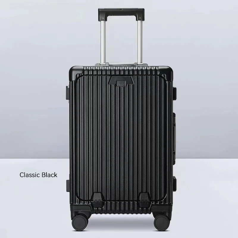 Multifunctional travel luggage Aluminum Durable spinner wheels large capacity travel luggage
Multifunctional travel luggage Aluminum Durable spinner wheels large capacity travel luggage