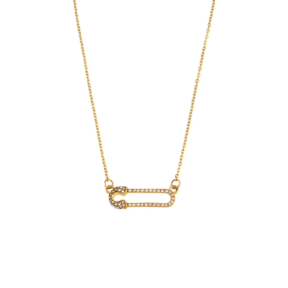 Manufacturer custom jewelry high quality non fade women fashion gold plated stainless steel diamond necklaces
Manufacturer custom jewelry high quality non fade women fashion gold plated stainless steel diamond necklaces