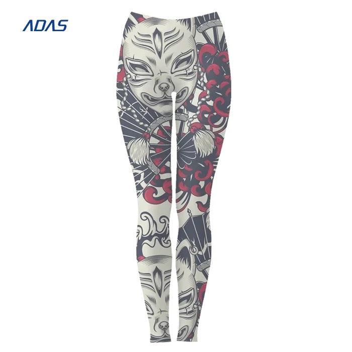 All Over Sublimation Printed Leggings For Women