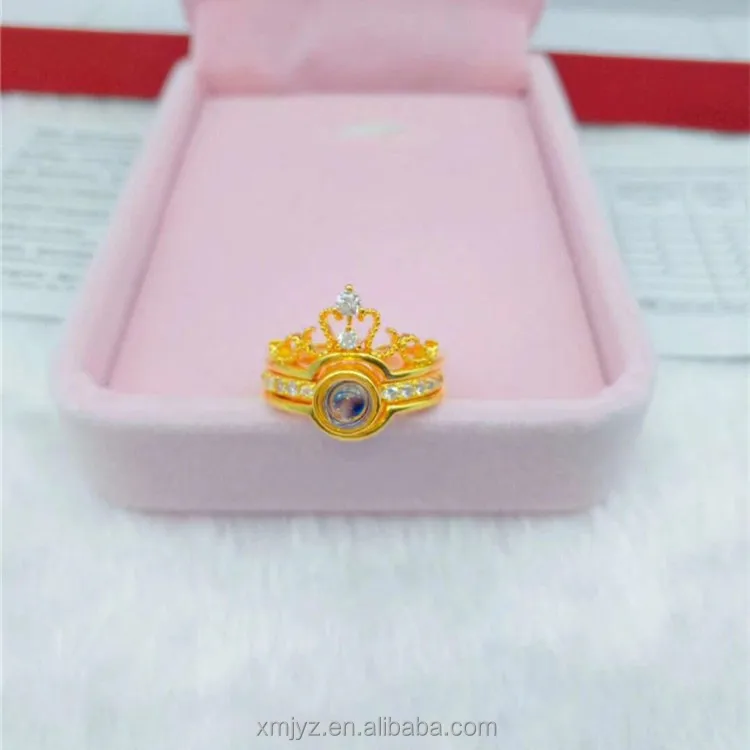 Vietnam Placer Gold Jewelry Brass Gold-Plated Accessories Gemstone Crown Ring Women's Jewelry Accessories Factory Wholesale
Vietnam Placer Gold Jewelry Brass Gold-Plated Accessories Gemstone Crown Ring Women's Jewelry Accessories Factory Wholesale
