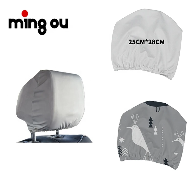 Sublimation Printed Car Seat Headrest Covers Universal Car Interior Accessories Polyester Car Headrest Cover
Sublimation Printed Car Seat Headrest Covers Universal Car Interior Accessories Polyester Car Headrest Cover