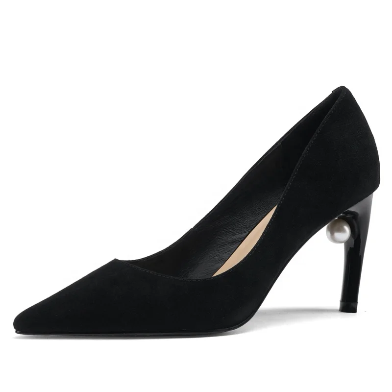 Woman heel shoes new arrivals 2021 genuine leather heel with pearl accessories ladies formal shoes footwear
Woman heel shoes new arrivals 2021 genuine leather heel with pearl accessories ladies formal shoes footwear