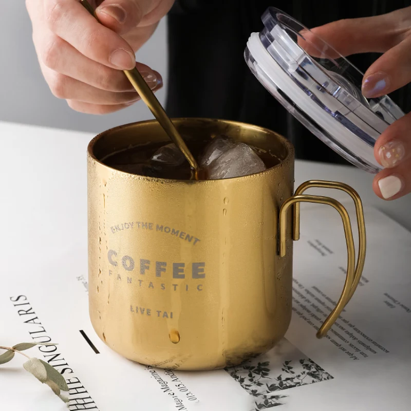 400ML Double Stainless Steel Custom Logo Coffee Mugs Nordis Light Luxury Style Mug Cup Water Cup Reusable Coffee Cups, Customized color
400ML Double Stainless Steel Custom Logo Coffee Mugs Nordis Light Luxury Style Mug Cup Water Cup Reusable Coffee Cups, Customized color