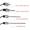 waterproof threaded digital temp sensor thermal probe M8 G 1/2" NPT ds18b20 gewinde temperature sensor