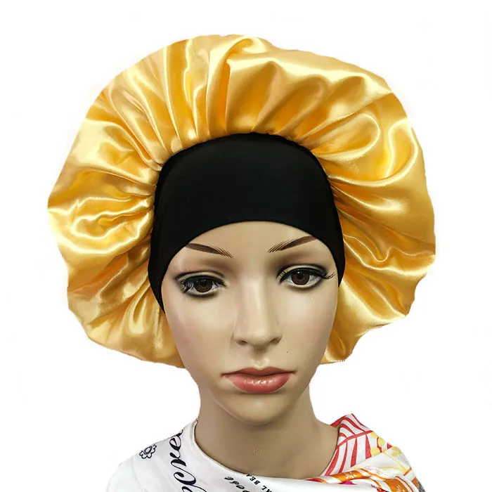 Wide Stretch Band Silk Satin Bonnets For Women Braid Hair Head Wrap Night Sleeping Hat, Custom
Wide Stretch Band Silk Satin Bonnets For Women Braid Hair Head Wrap Night Sleeping Hat, Custom