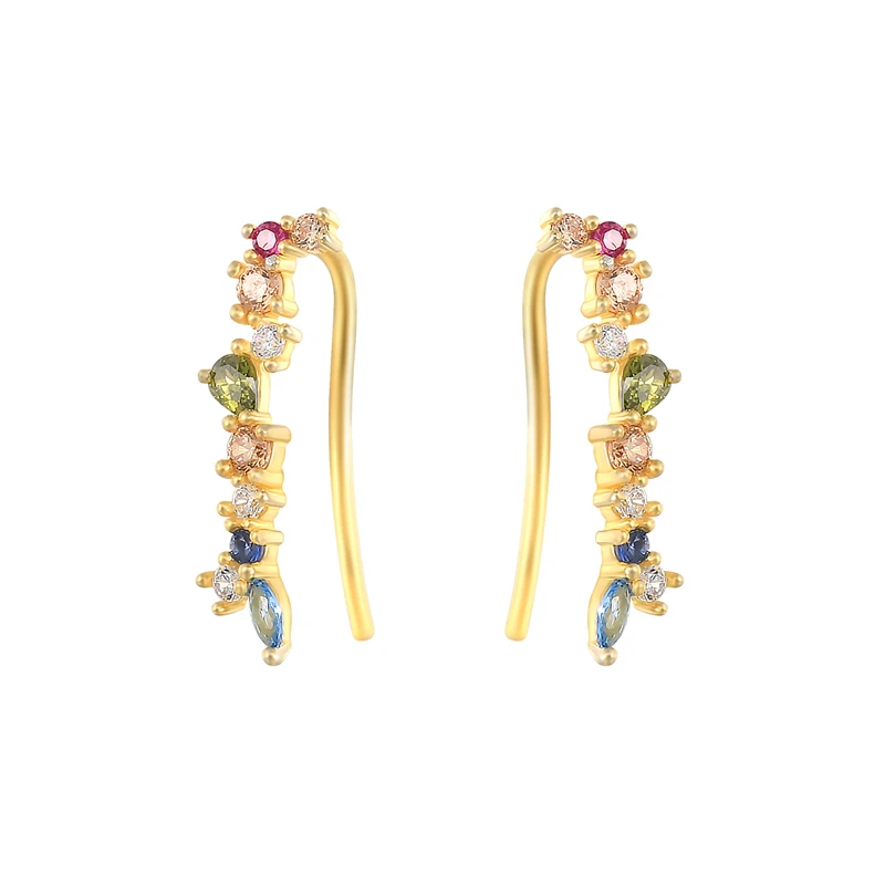 S925 sterling silver ins light luxury fresh sweet all-match diamond-studded back hanging earrings
S925 sterling silver ins light luxury fresh sweet all-match diamond-studded back hanging earrings