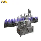 Automatic top and bottom two sides labeling machine with small box /plastic bottles