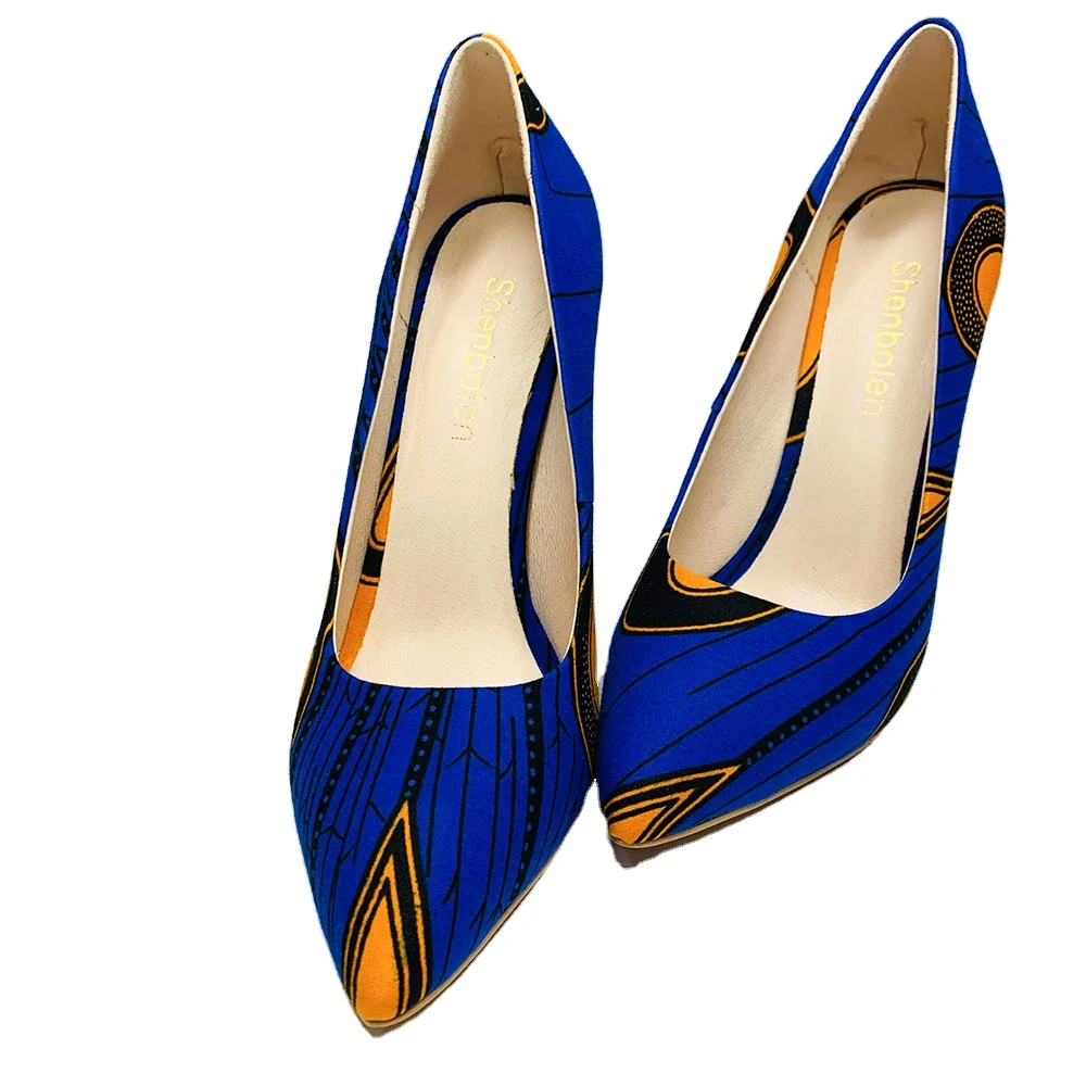 Elegant Color Lady Office Shoes White Bottom Wax Print Pump Heel Shoes Female High Heel Manufacture, Customized
Elegant Color Lady Office Shoes White Bottom Wax Print Pump Heel Shoes Female High Heel Manufacture, Customized