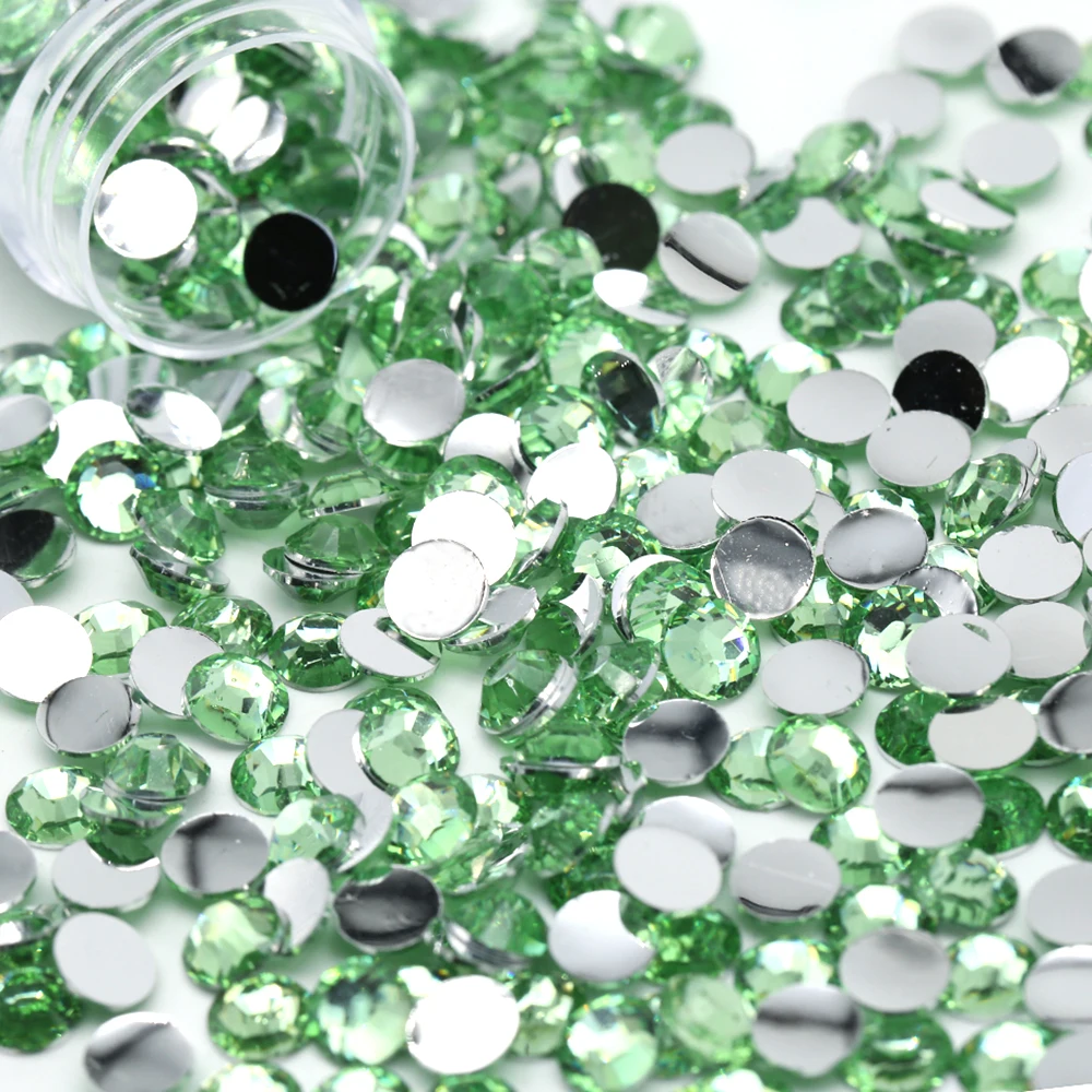 Factory Wholesale 2mm-6mm Peridot Color Resin Flatback Round Rhinestone For Diy Decoration
Factory Wholesale 2mm-6mm Peridot Color Resin Flatback Round Rhinestone For Diy Decoration