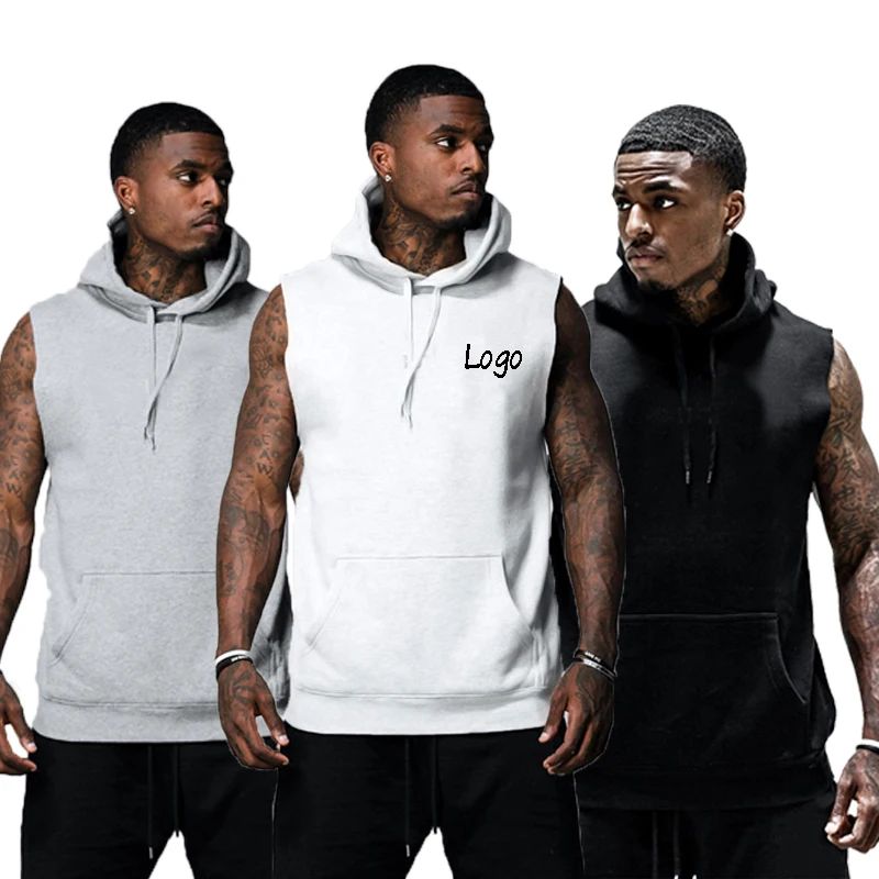 Factory Wholesale Custom Mens Sports Running Slim Fit Sleeveless Hoodies, As pictures
Factory Wholesale Custom Mens Sports Running Slim Fit Sleeveless Hoodies, As pictures