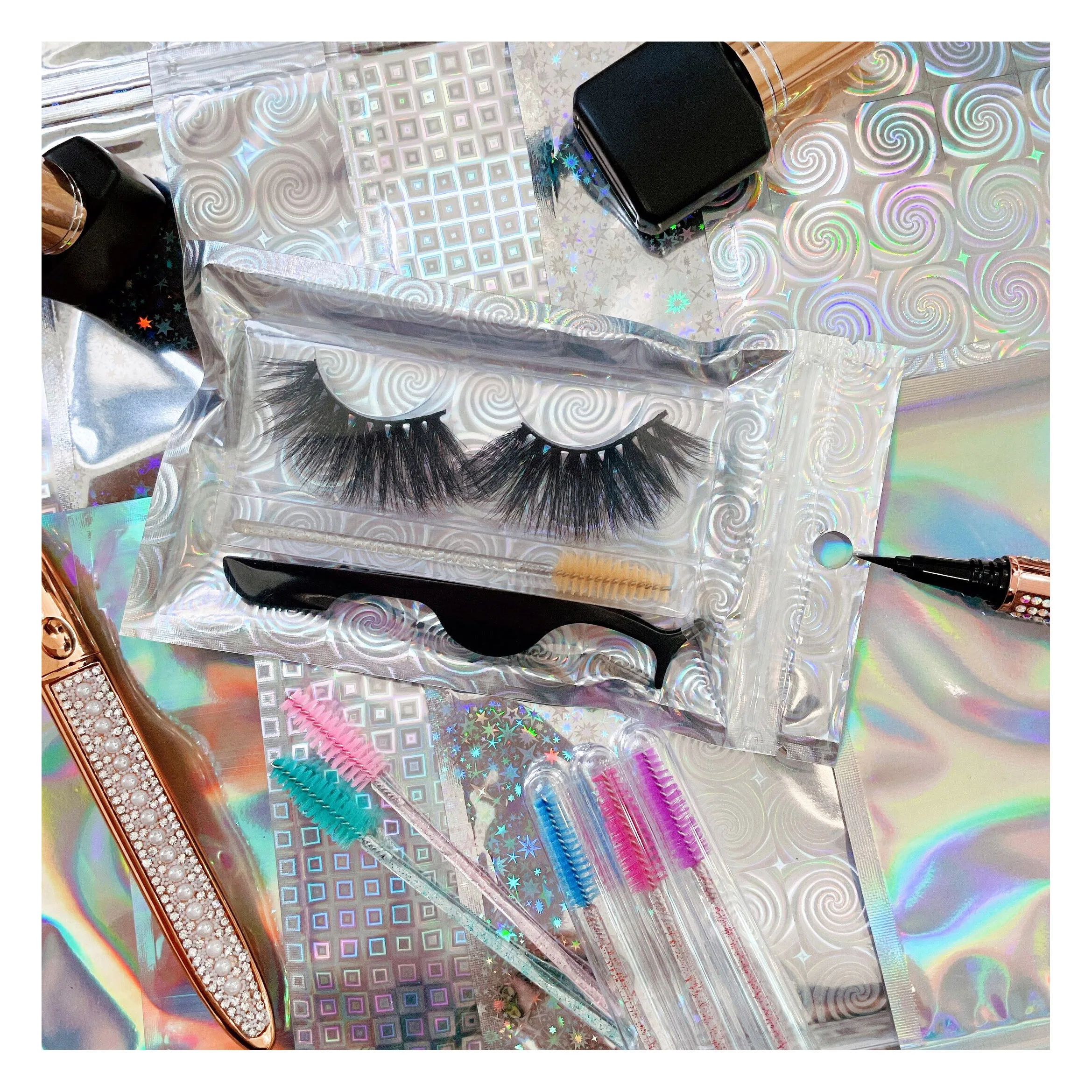 2021 Top quality dramatic fluffy mink eyelashes 25mm eyelash private label hand made 3d mink lashes set, Black
2021 Top quality dramatic fluffy mink eyelashes 25mm eyelash private label hand made 3d mink lashes set, Black