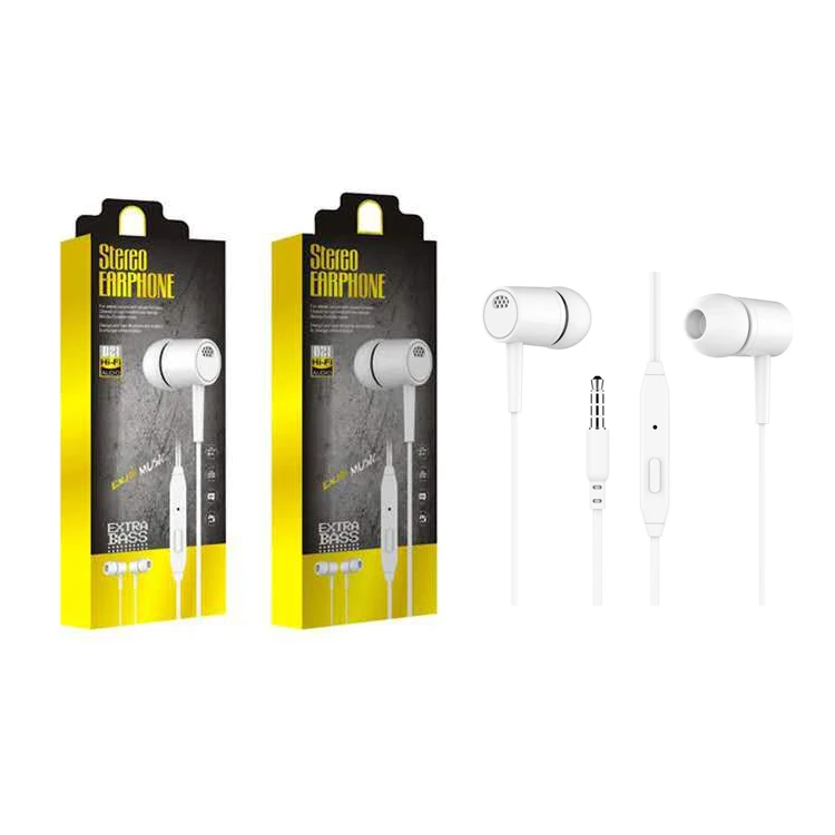 Good quality wired headphone in ear earphone good sound headphone for mobile phone, Black/white
Good quality wired headphone in ear earphone good sound headphone for mobile phone, Black/white