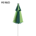 Professional OEM outdoor double layer custom logo aluminium pole fishing beach umbrella