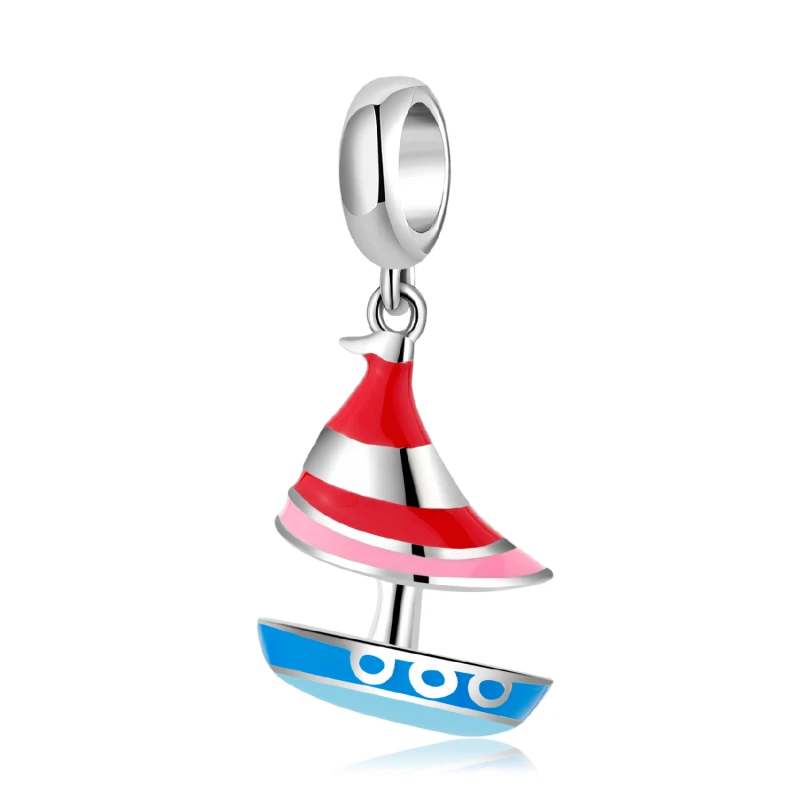 New designer charms 925 sterling sliver Beautiful Small Sailboat Colorful Enamel Pendant Beads Fit Original Bracelet DIY Jewelry
New designer charms 925 sterling sliver Beautiful Small Sailboat Colorful Enamel Pendant Beads Fit Original Bracelet DIY Jewelry