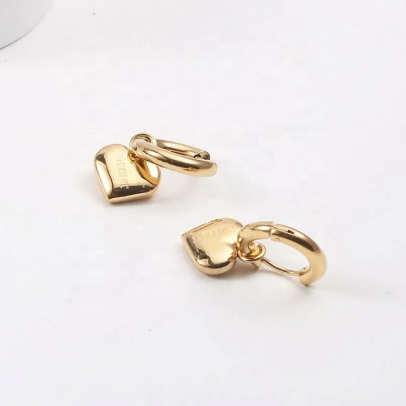 2021 Trendy Women Gold Filled 18K Gold Plated Gold Stainless Steel Jewelry Forever Heart Hoop Earring
2021 Trendy Women Gold Filled 18K Gold Plated Gold Stainless Steel Jewelry Forever Heart Hoop Earring