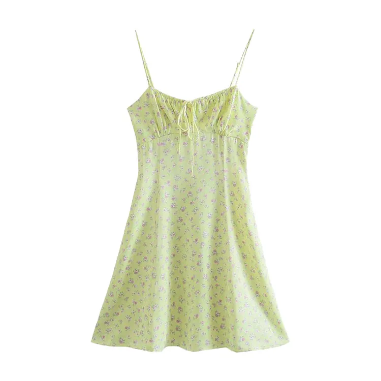 Bmurhmza2021 summer new fashion versatile women's French sleeveless Satin texture printed suspender dress, Picture color
Bmurhmza2021 summer new fashion versatile women's French sleeveless Satin texture printed suspender dress, Picture color
