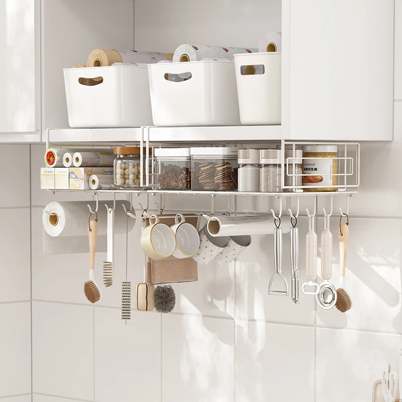 NEW DESIGN Under Shelf Storage Basket Multi-function hanging Basket Kitchen Organizers and Storage Under Shelf Organizer
NEW DESIGN Under Shelf Storage Basket Multi-function hanging Basket Kitchen Organizers and Storage Under Shelf Organizer