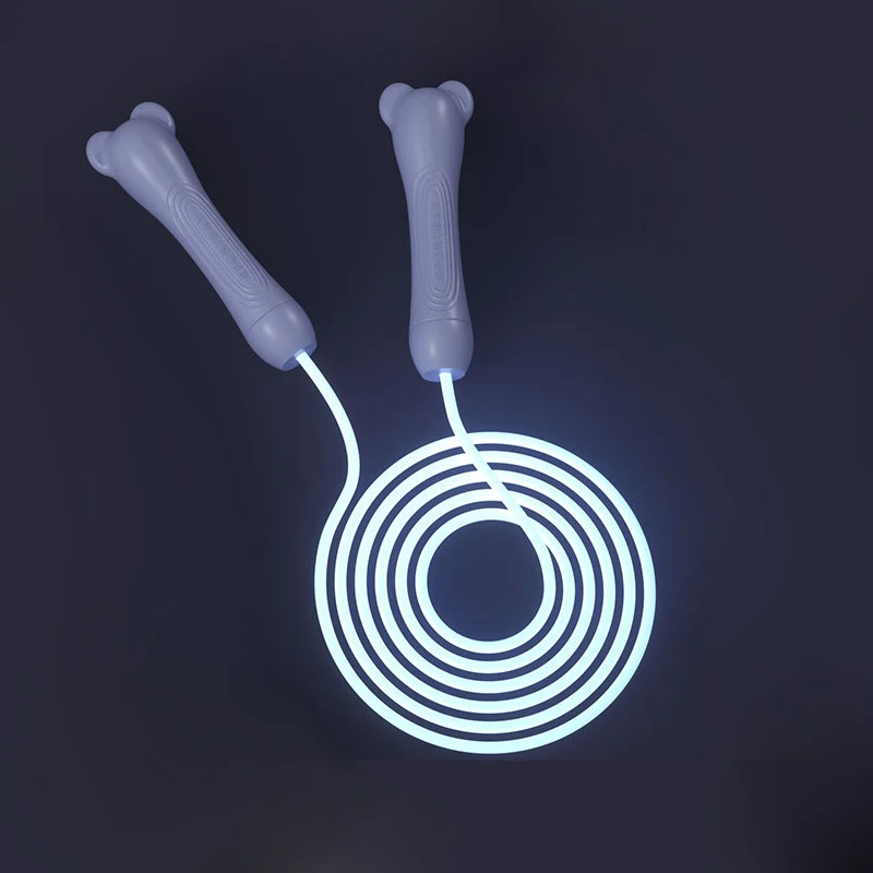 PVC Training Sports Luminous Skipping Rope for Kindergarten Child, Blue/pink 
PVC Training Sports Luminous Skipping Rope for Kindergarten Child, Blue/pink