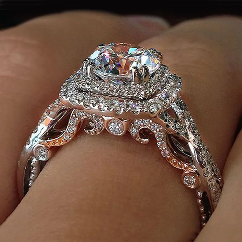 Luxurious Vintage Real Gold Plated Zircon Finger Rings Bling Full Crystal Cubic Zirconia CZ Wedding Rings For Women, Picture
Luxurious Vintage Real Gold Plated Zircon Finger Rings Bling Full Crystal Cubic Zirconia CZ Wedding Rings For Women, Picture