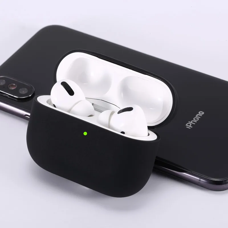Solid Color Skin For Air-pod Pro Silicone Shockproof Protective Case Cover For Air-Pod Shell 2021 Apples Air-pod 2 Case
Solid Color Skin For Air-pod Pro Silicone Shockproof Protective Case Cover For Air-Pod Shell 2021 Apples Air-pod 2 Case