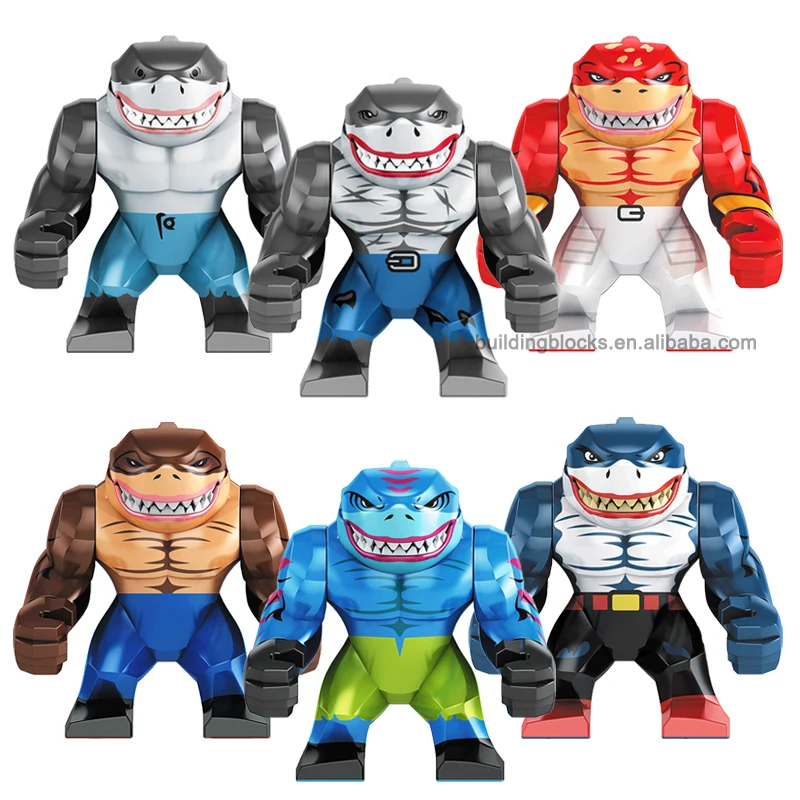 New Arrival KF6152 King Shark Super Heroes Movie Character Big Size Building Block Figures Kids Educational Toys
New Arrival KF6152 King Shark Super Heroes Movie Character Big Size Building Block Figures Kids Educational Toys