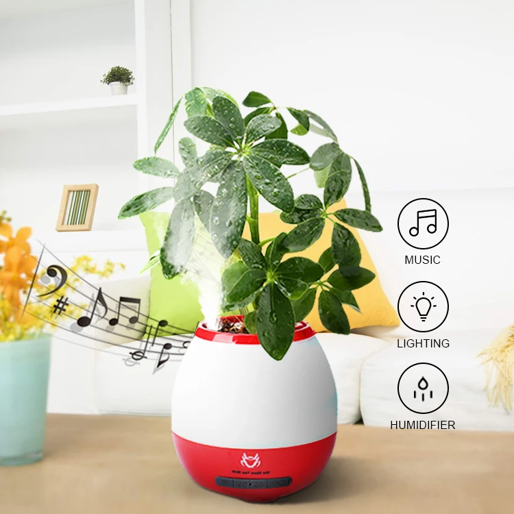 Factory Direct Selling Music Speaker Flower Pot Desktop Mini Portable Speaker Humidifier for Home Office Room
Factory Direct Selling Music Speaker Flower Pot Desktop Mini Portable Speaker Humidifier for Home Office Room