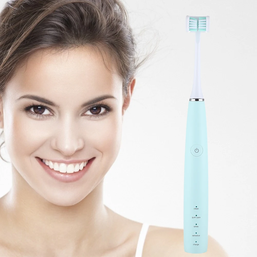 Hailicare 4 Modes Deep Cleaning Teeth Whitening Dental Care Sonic Rechargeable Electric Toothbrush For Kids Adults, Mint green
Hailicare 4 Modes Deep Cleaning Teeth Whitening Dental Care Sonic Rechargeable Electric Toothbrush For Kids Adults, Mint green