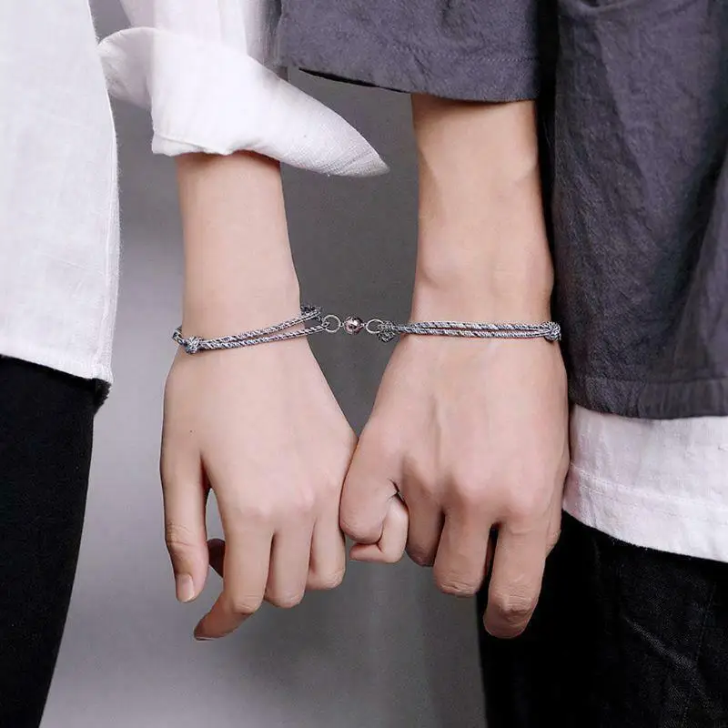 New product couple magnet attract each other creative personality couple bracelet charm couple bracelet magnetic
New product couple magnet attract each other creative personality couple bracelet charm couple bracelet magnetic