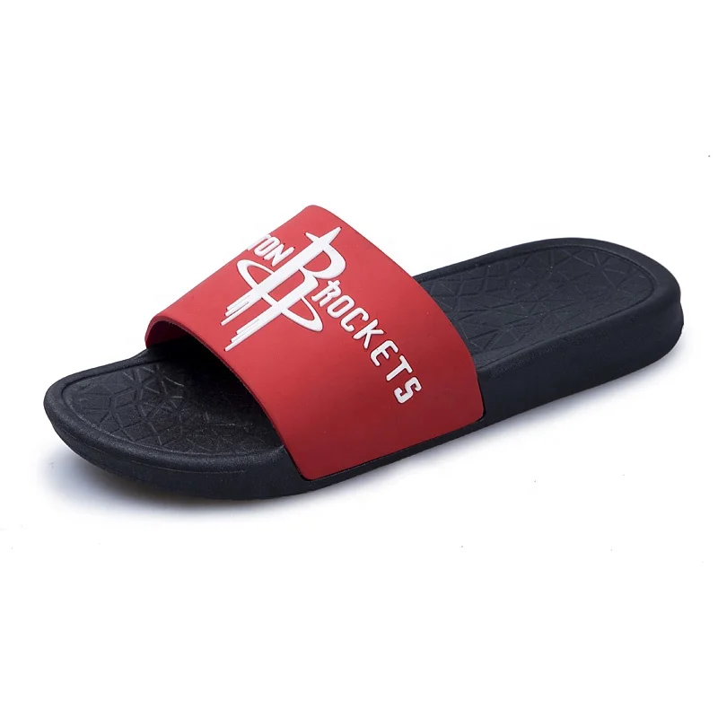Basketball Style Men's summer leather upper fashion indoor and outdoor general slippers sandals, Black
Basketball Style Men's summer leather upper fashion indoor and outdoor general slippers sandals, Black