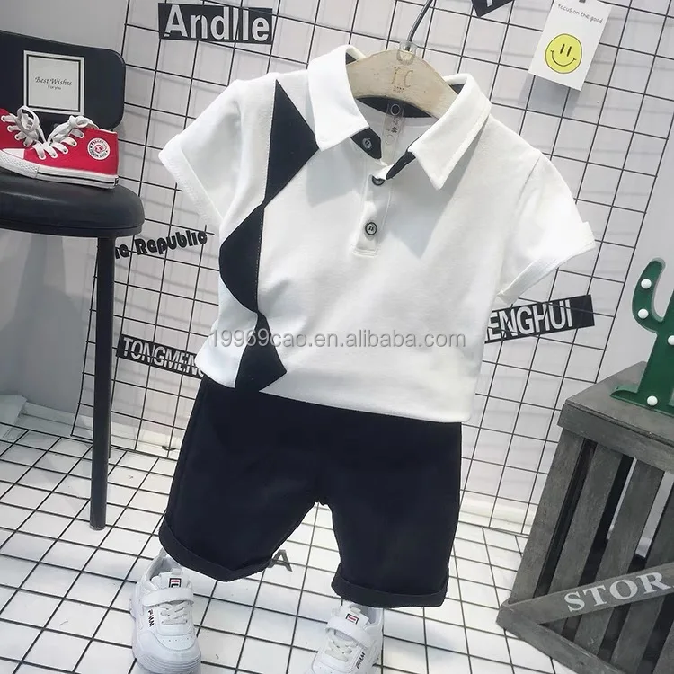 Boys' set summer children's clothing sportswear baby boys' Lapel 100% cotton, Picture
Boys' set summer children's clothing sportswear baby boys' Lapel 100% cotton, Picture