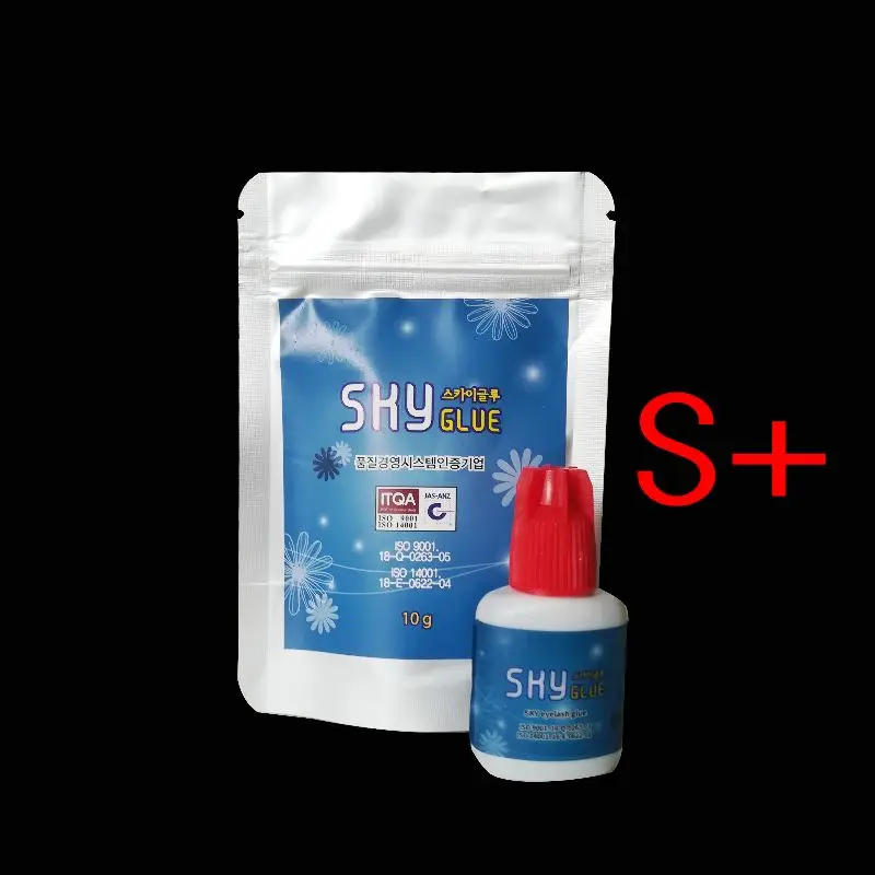 Korea Sky Glue Red Cap 1-2s dry time S+ 5ml Sky glue for Eyelash Extensions MSDS Adhesive, Black
Korea Sky Glue Red Cap 1-2s dry time S+ 5ml Sky glue for Eyelash Extensions MSDS Adhesive, Black