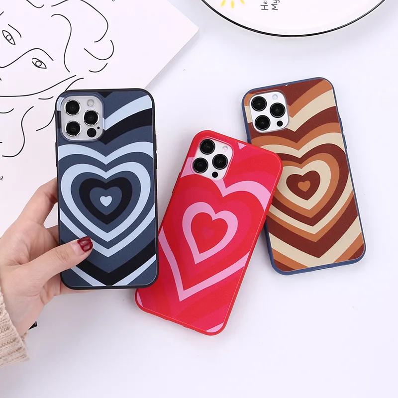Lovely New Design Case for Iphone XS 11 12 Mini Pro Max Cartoon Color Painting Heart Phone Cover for Iphone 7 8 Plus Dust Proof
Lovely New Design Case for Iphone XS 11 12 Mini Pro Max Cartoon Color Painting Heart Phone Cover for Iphone 7 8 Plus Dust Proof