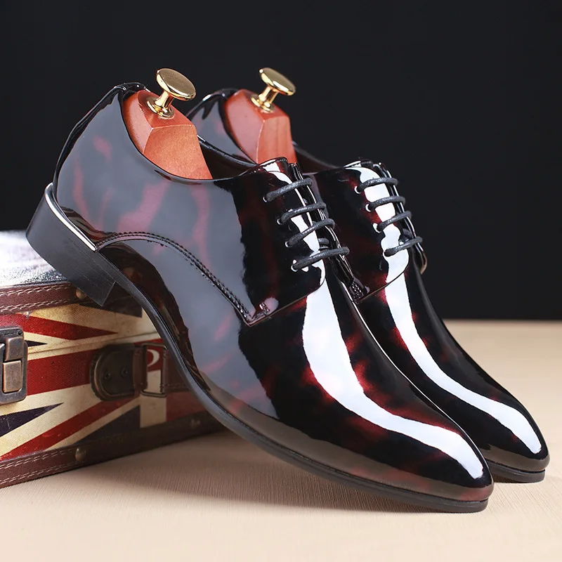 New design patent men leather shoes oxford dress shoes plus size for men, Custom color
New design patent men leather shoes oxford dress shoes plus size for men, Custom color